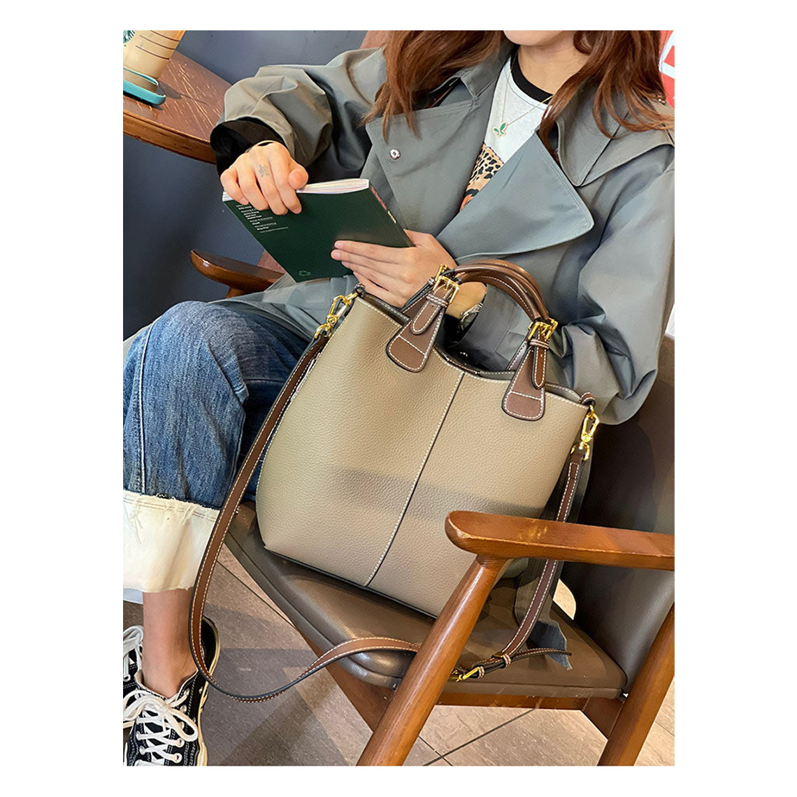 Top Handle Bucket Bag | Versatile Handbag – POPSEWING®