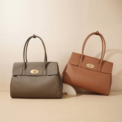 Top Grain Leather Women Tote Handbag