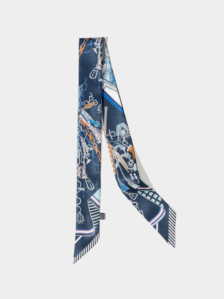 Twilly Scarf for Purse | Double-sided Ribbon