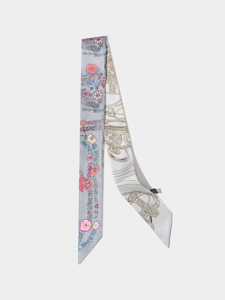 Twilly Scarf for Purse | Double-sided Ribbon