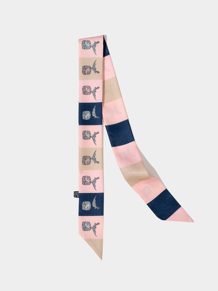 Twilly Scarf for Purse | Double-sided Ribbon