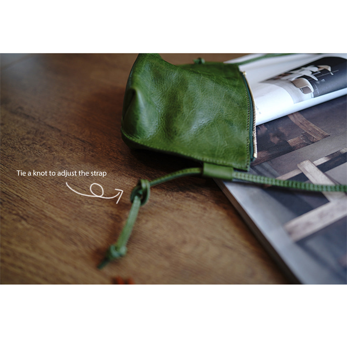 Green Shoulder Bag | Minimalist Style Small Purse Bags