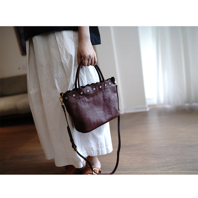 Stylish Handbag, Genuine Leather Tote Bag for Women - POPSEWING®