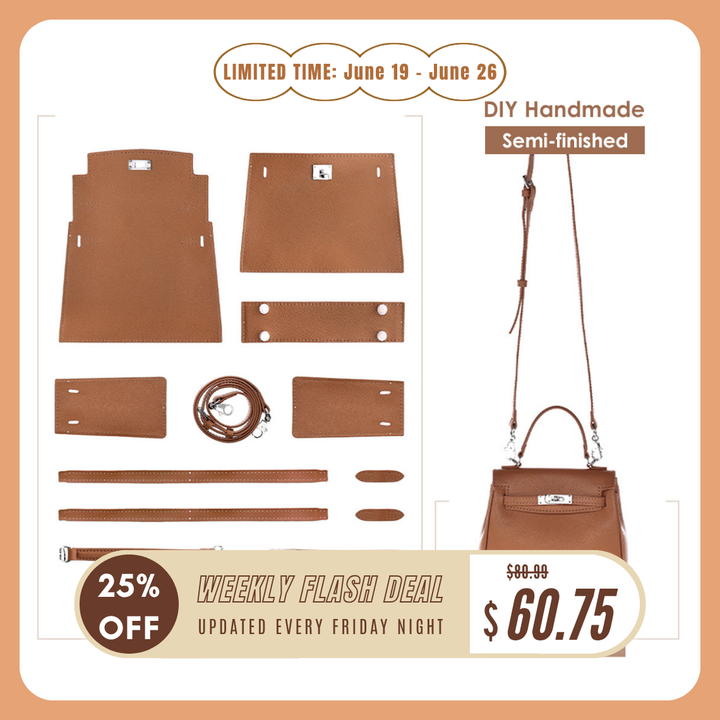 POPSEWING® Leather Inspired Kylie Bag DIY Kit | Price Drop at Checkout