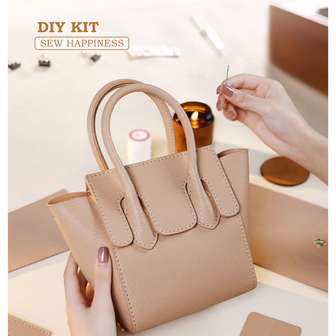 Create Your Leather Bag with Our Leather Bag Kits - POPSEWING®