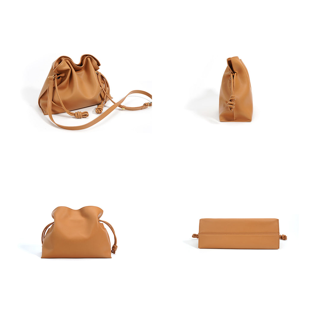 Leather Inspired Women Clutch