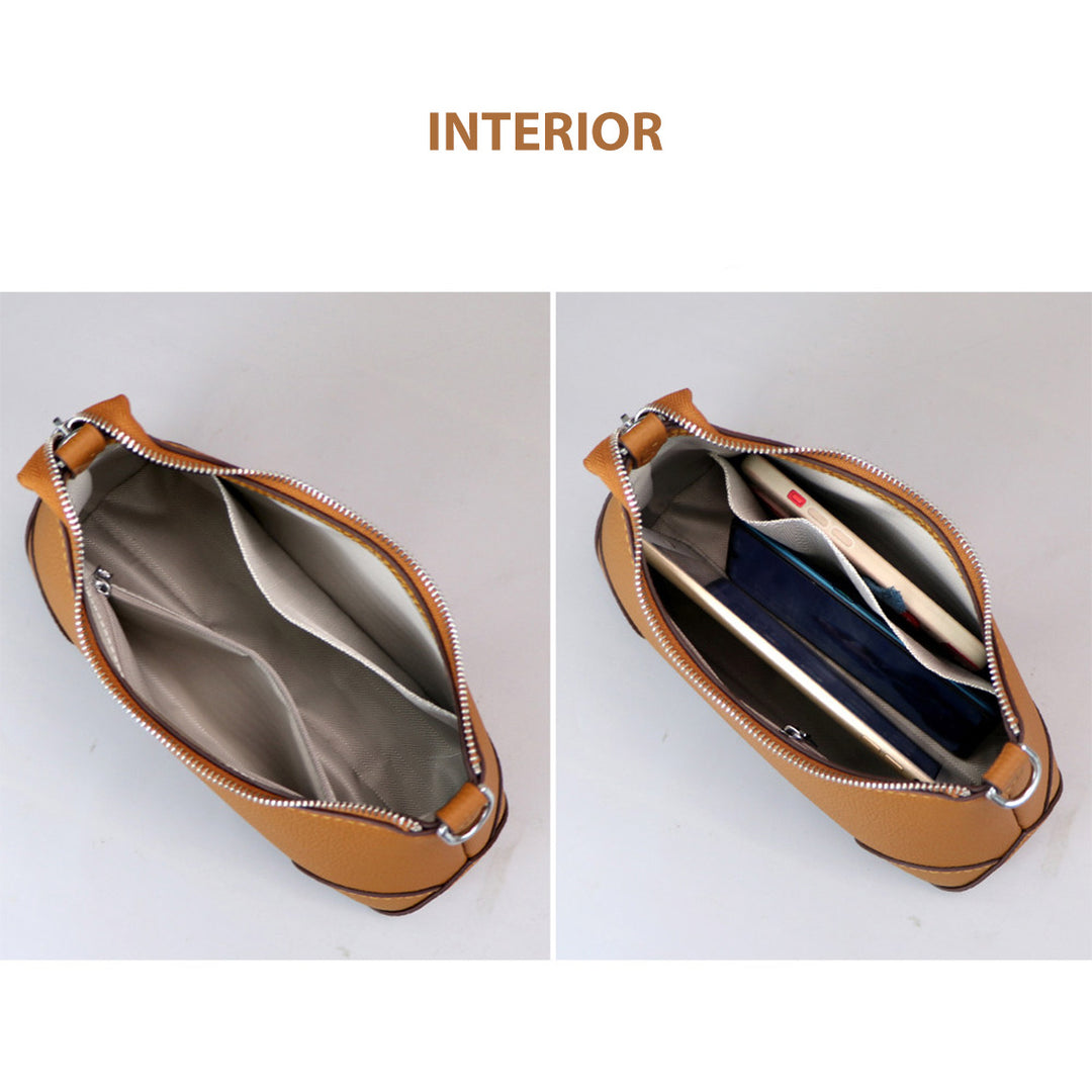 Handmade leather bag interior | unique gift ideas