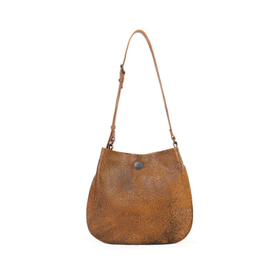 Top Grain Leather Women Hobo Bag