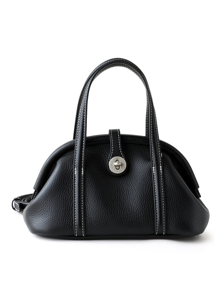 Modern Kiss Lock Handbag