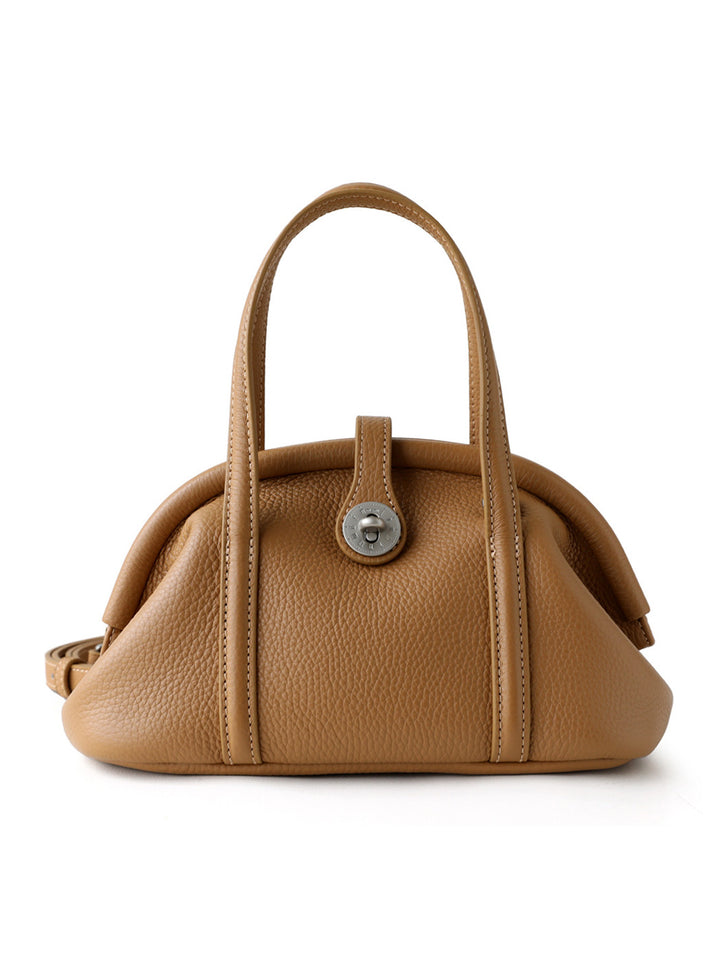 Modern Kiss Lock Handbag