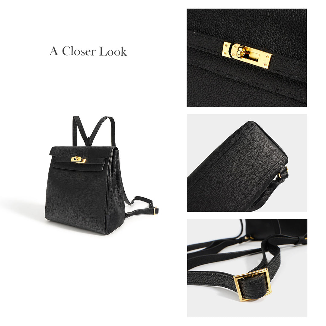 hermes mini kelly backpack Top Grain Leather Inspired Kelly Backpack