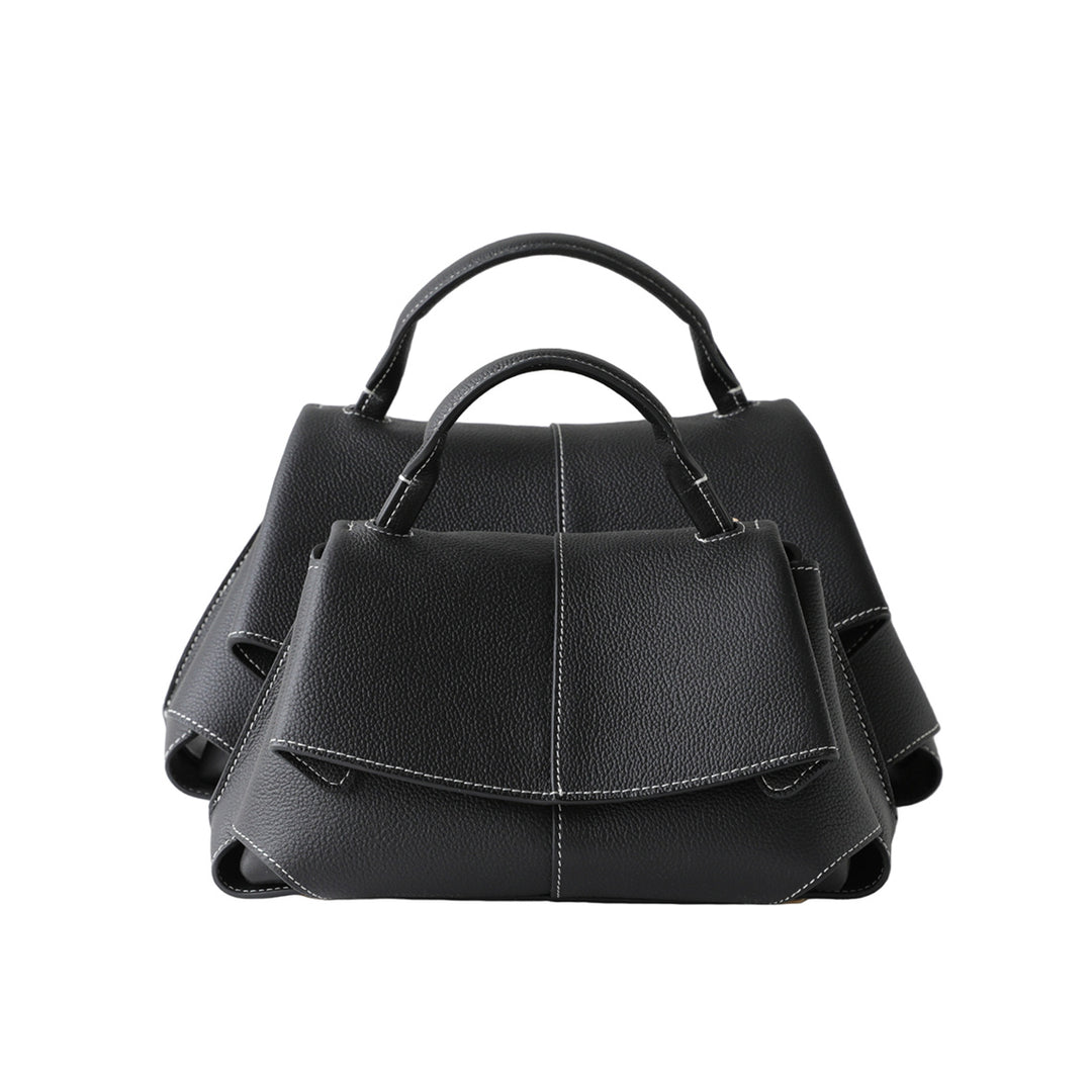 Top Grain Leather Women Smile Bag