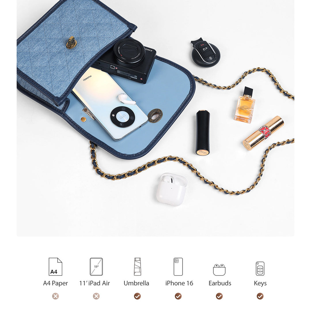 POPSEWING Small Flap Chain Bag | DIY Kit