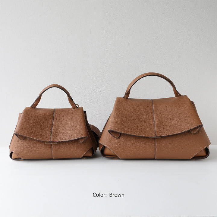 Top Grain Leather Women Smile Bag