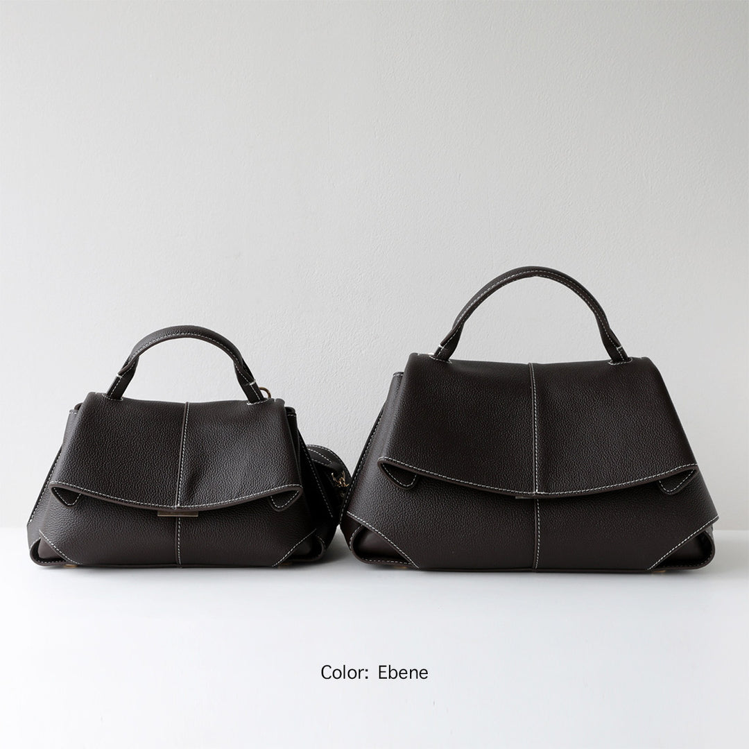 Top Grain Leather Women Smile Bag