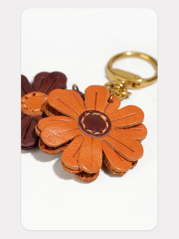 Genuine leather keychain with affordable price