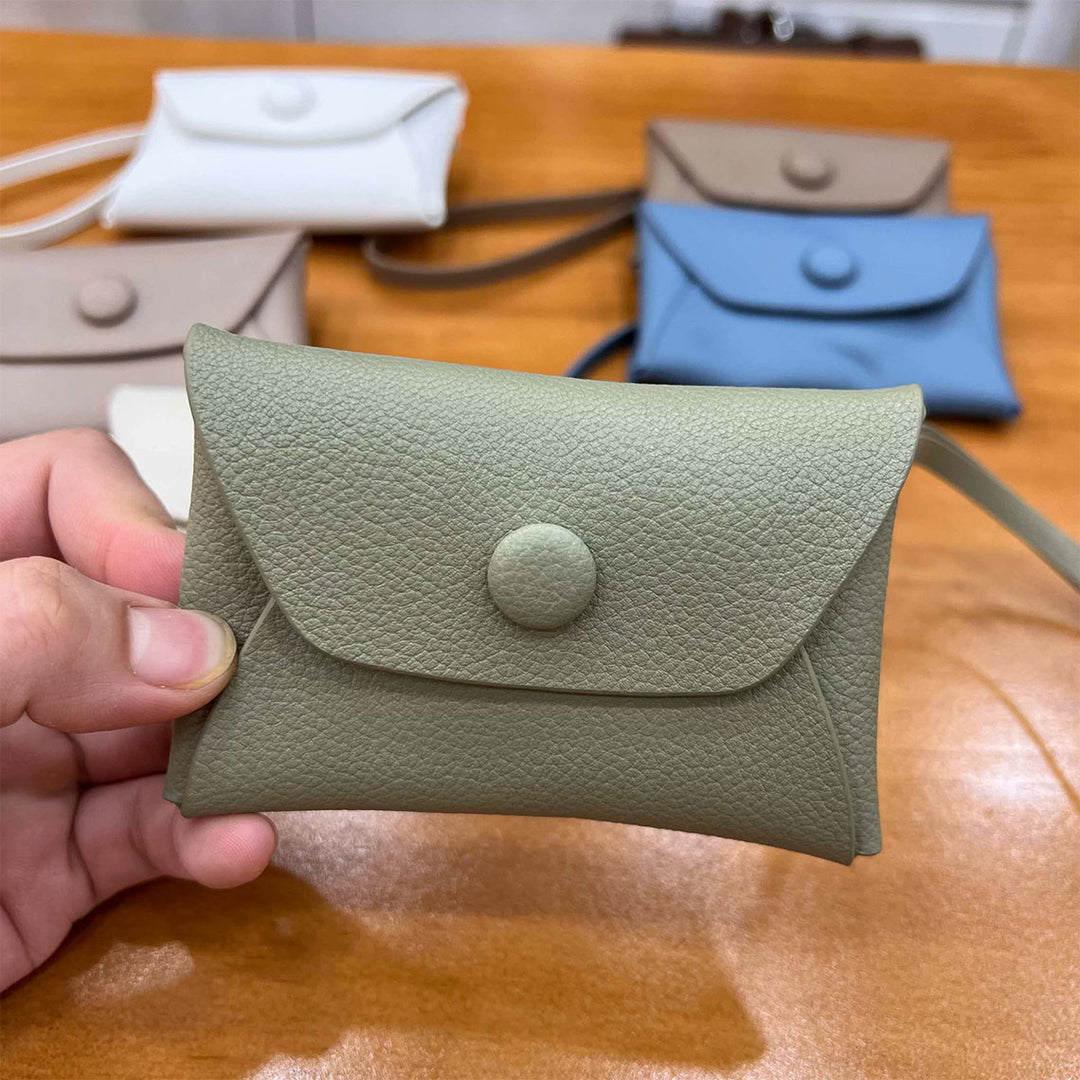 Leather Wrist Change Purse