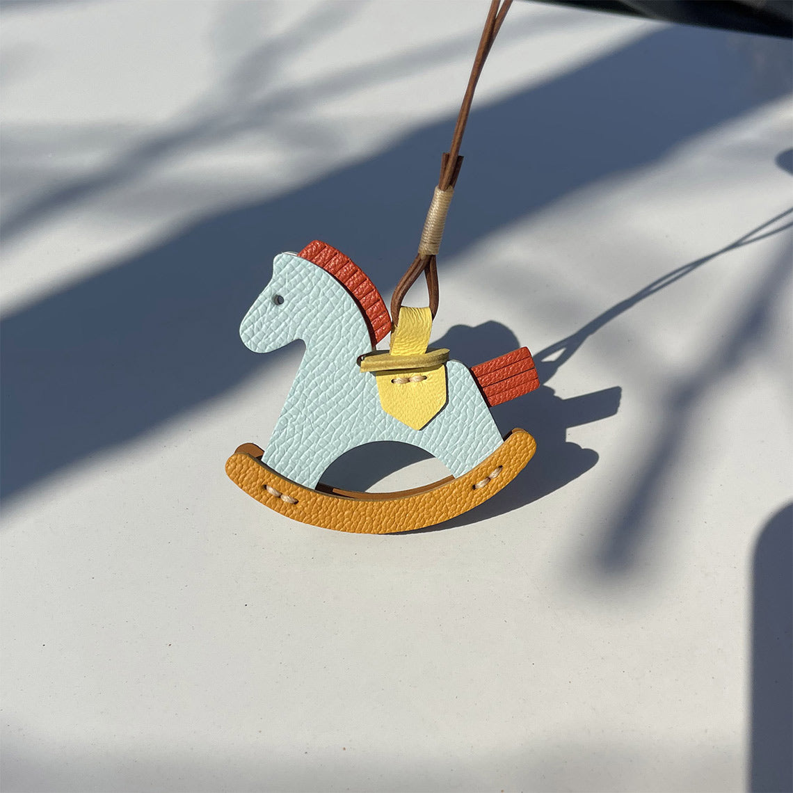 Genuine Leather Rocking Horse Bag Charm Leather Charms – POPSEWING®