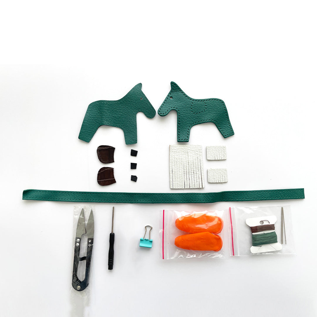 POPSEWING® Sheep Leather Horse Bag Charm DIY Kit