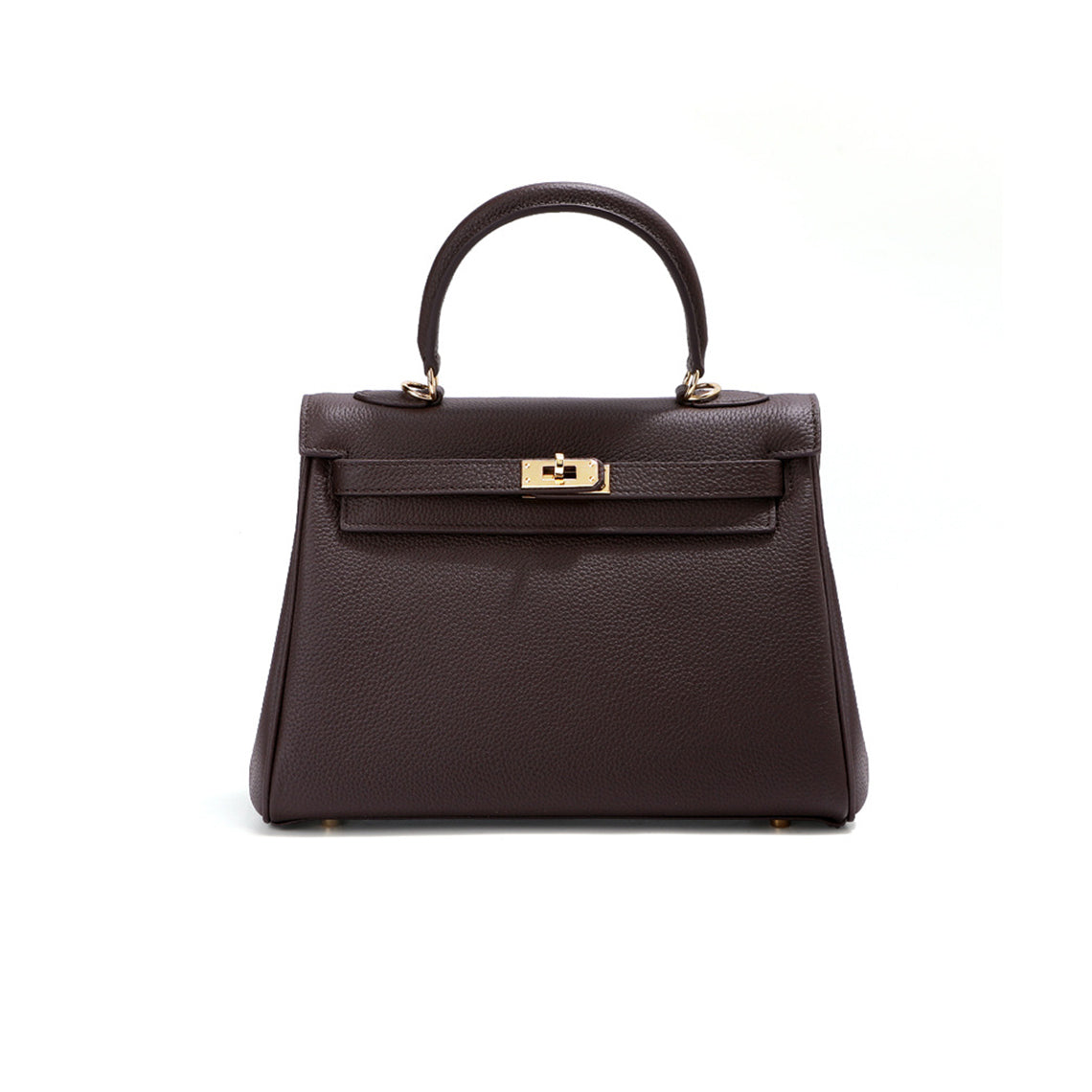Top Grain Leather Inspired Kelly Bag