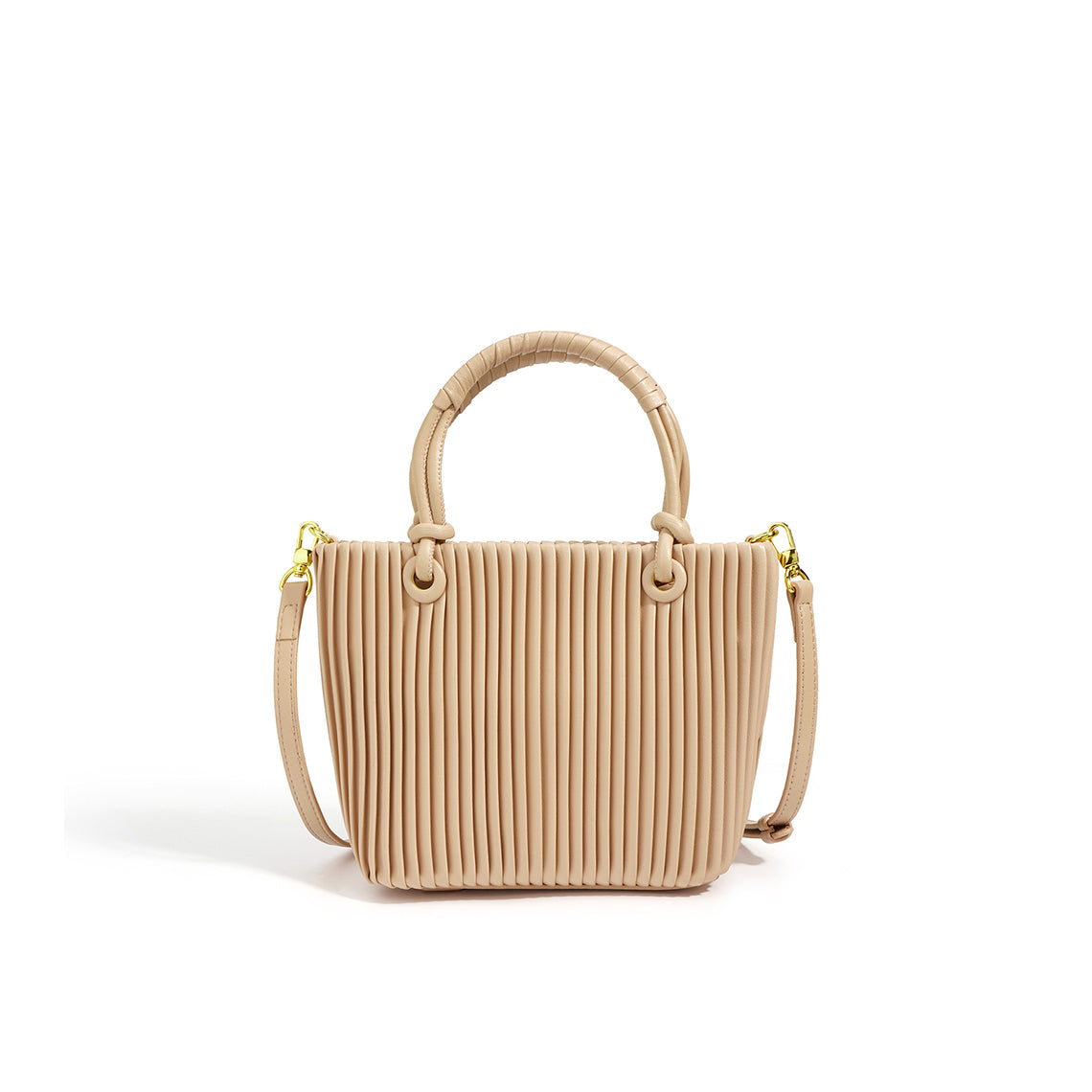 Leather Wrinkle Small Handbag