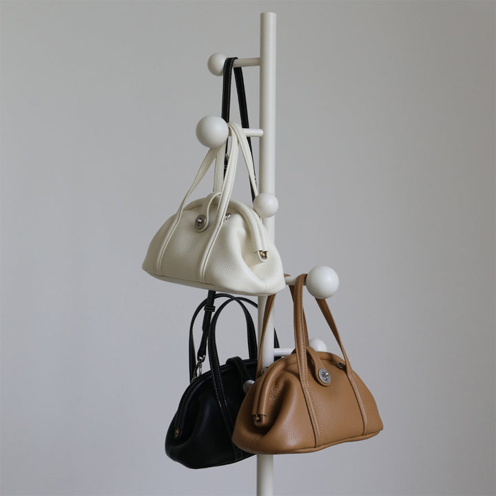 Modern Kiss Lock Handbag