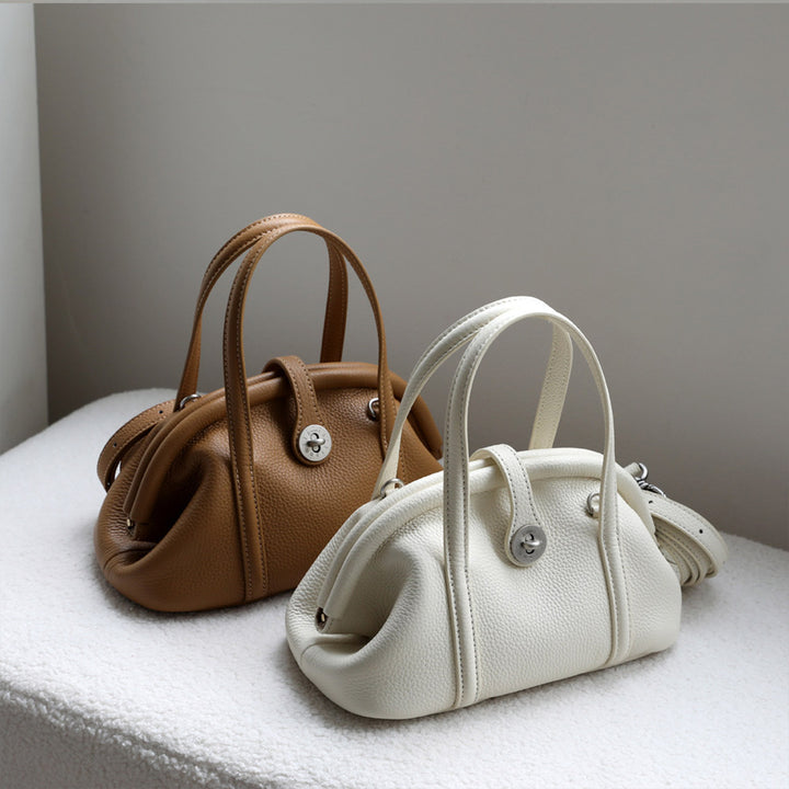 Modern Kiss Lock Handbag