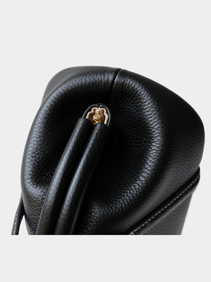 Modern Kiss Lock Handbag