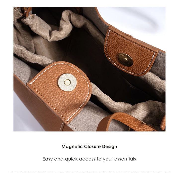Top Grain Leather Inspired Wings Tote Bag