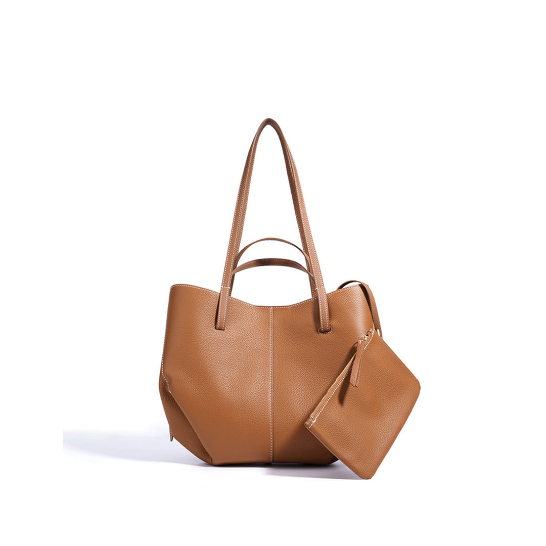 Top Grain Leather Inspired Wings Tote Bag