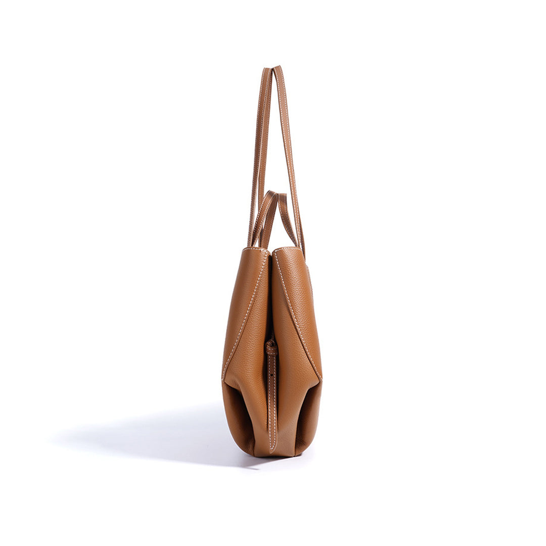 Top Grain Leather Inspired Wings Tote Bag