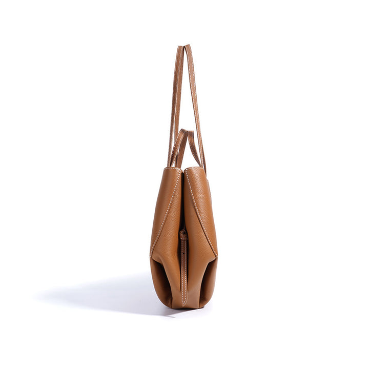 Top Grain Leather Inspired Wings Tote Bag