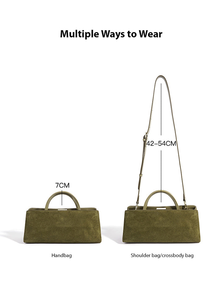Suede Autumn Clutch Handbag