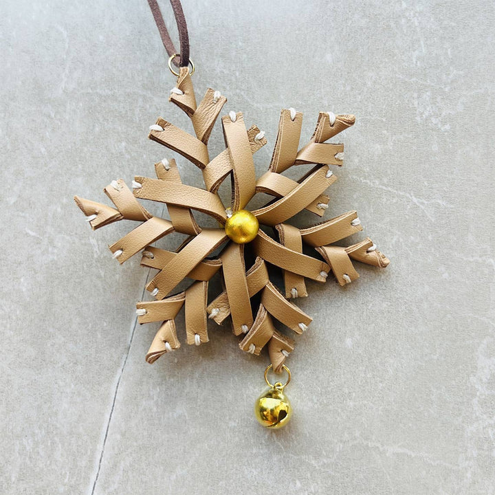 POPSEWING® Sheep Leather Snowflake Charm DIY Kit