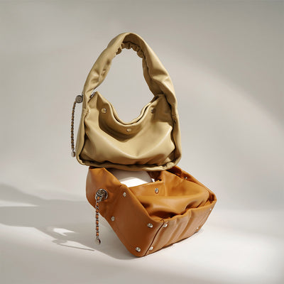 Leather Soft Square Handbag