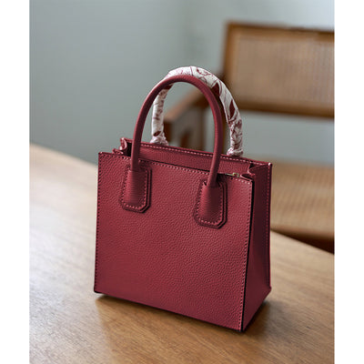 POPSEWING® Top Grain Leather Mini Tote Handbag DIY Kit | Price Drop at Checkout