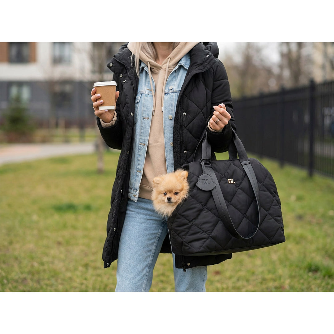 dog bag pet carrier | soft large tote handbag easy to carry