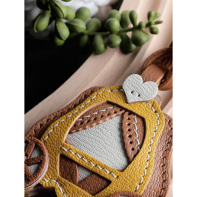 Keychain Ideas DIY | Cute Design Leather Bag Charm