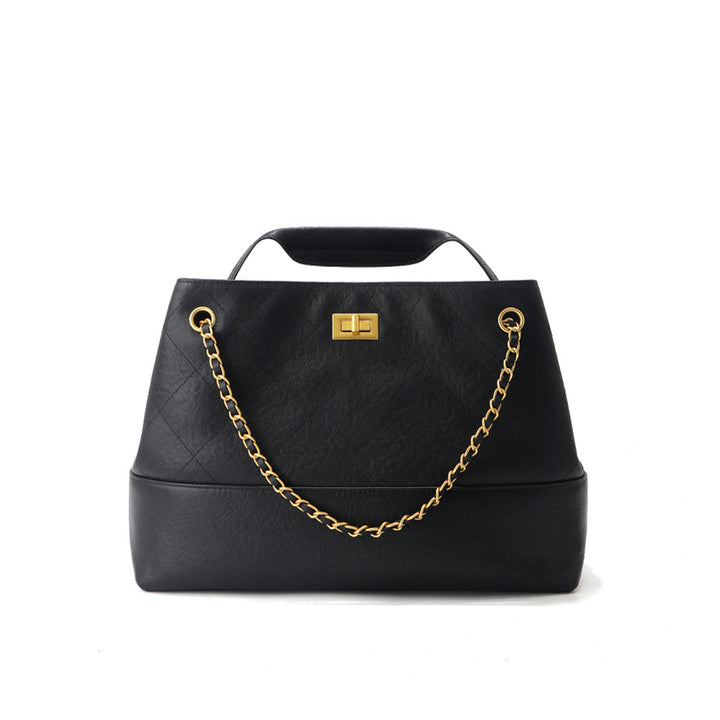 Suede Leather Quilted Suede Shoulder Bag