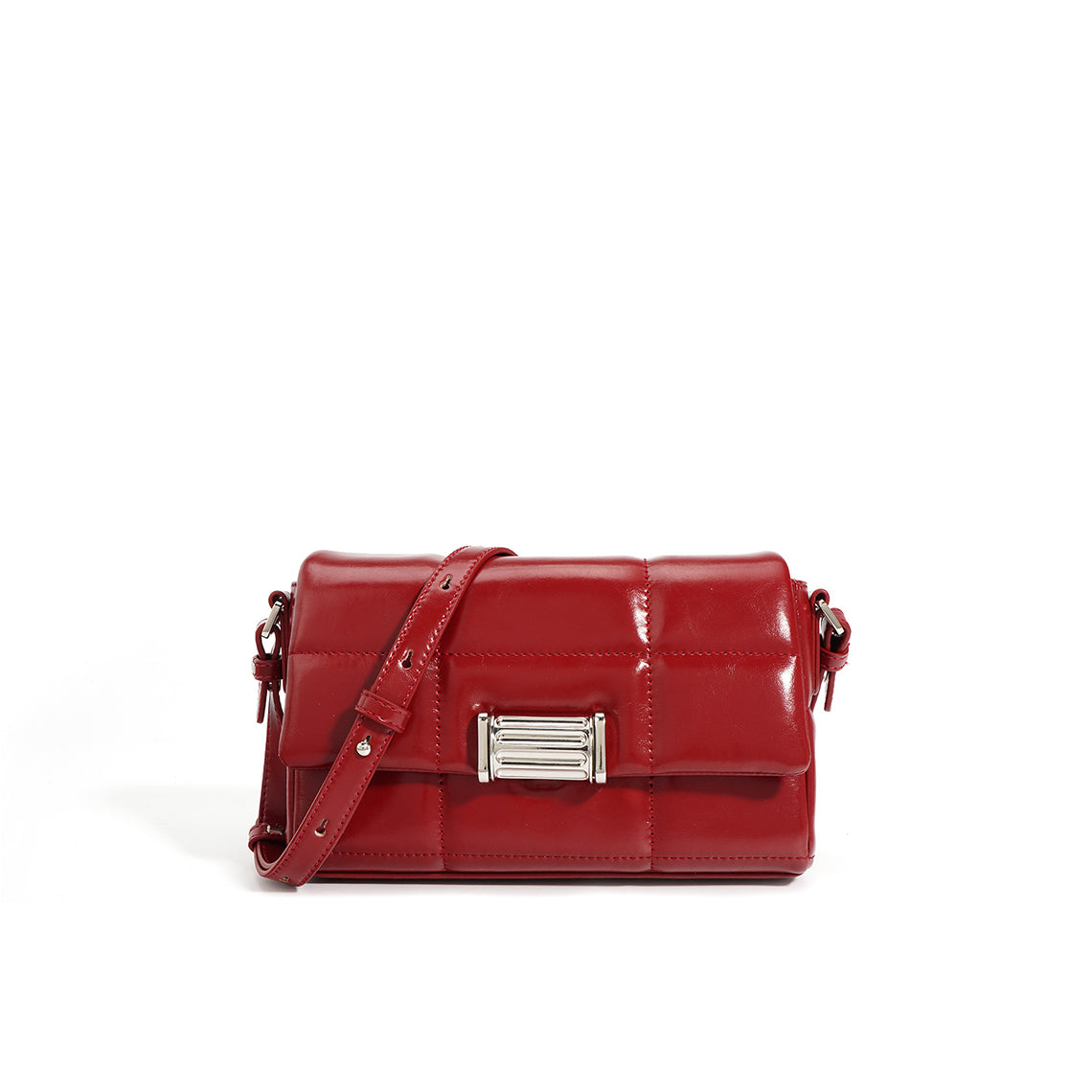 Leather Ladder Crossbody Bag