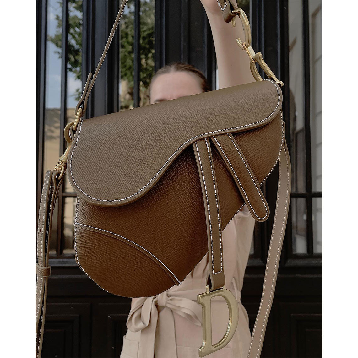 Leather saddle bag crossbody online