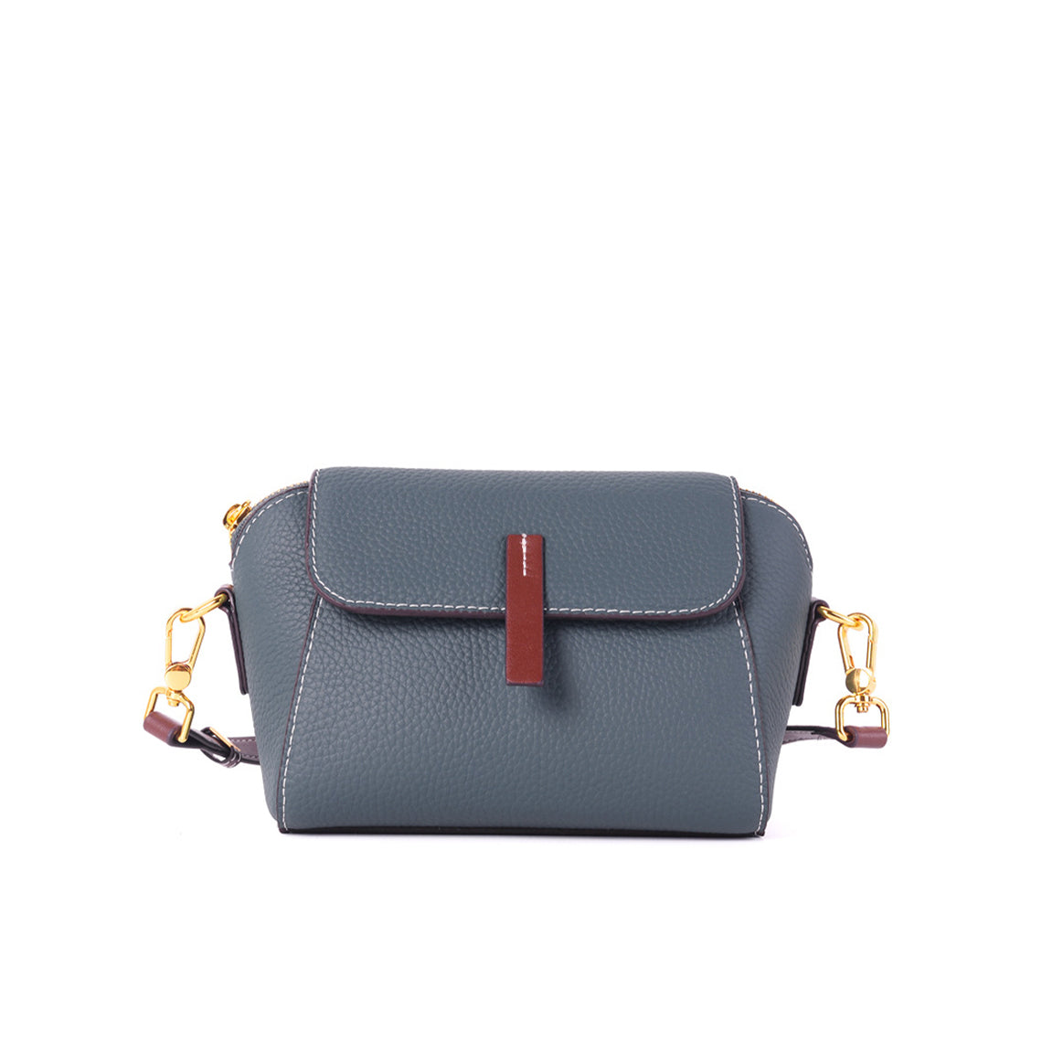 Blue Small Crossbody Bag | Women Leather Bag