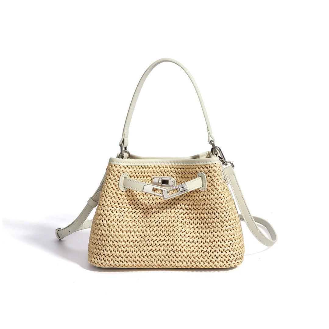 Straw handbag | women  summer straw bag for beach
