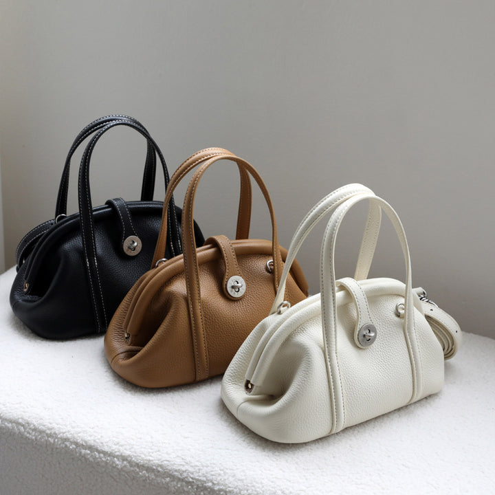 Modern Kiss Lock Handbag