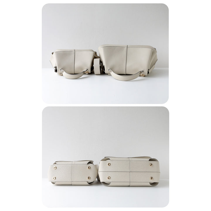 Top Grain Leather Women Smile Bag