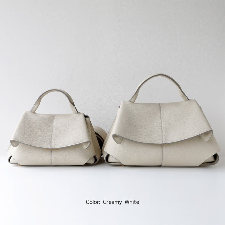 Top Grain Leather Women Smile Bag