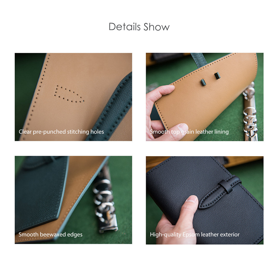 Leather Cover for Notebook | Full Grain Leather A6 Notebook Cover DIY Kit Make Your Own - POPSEWING™