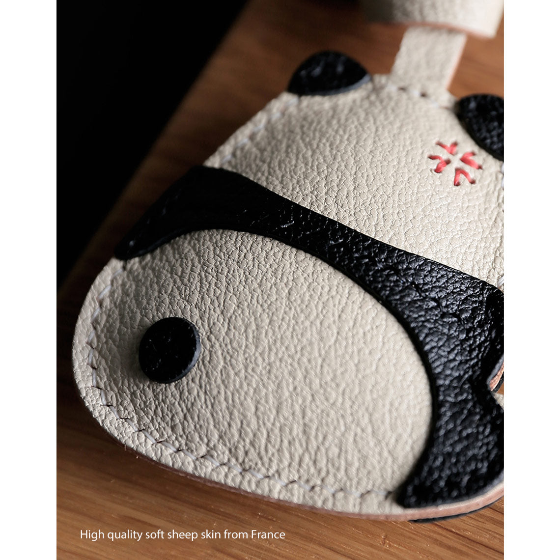 POPSEWING® Sheep Leather Cute Angry Panda Charm DIY Kit