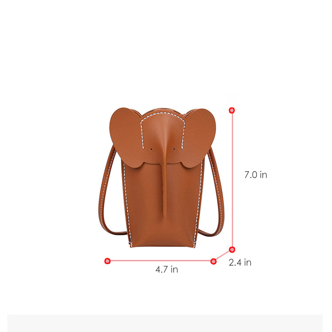 DIY Bag Making Kit | Handmade Elephant Purse Phone Bag Size - POPSEWING™