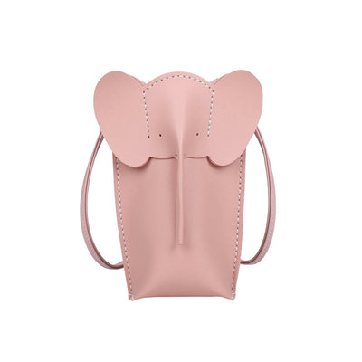DIY Bag Making Kit | Pink Leather Elephant Purse Kit - POPSEWING™